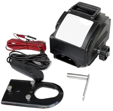 SMTYXS Rubber Boat Marine Electric Winch Portable Marine Yacht Electric Winch Small Cra Powerful Performance