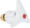 Cornat TEC302100 Ventiloberteil Dreikant, 3/8 Zoll, rot