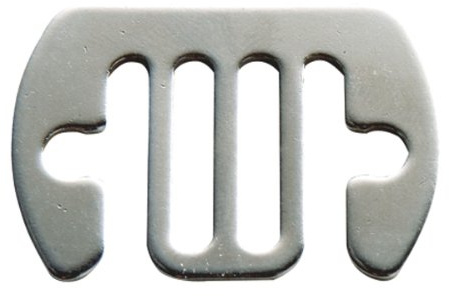 Kerbl Bandverbinderplatte 20mm, 5 Stück