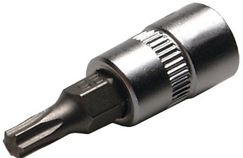 SW-Stahl TEO/4-T7 Schraubendreheinsatz, 1/4 Zoll Antrieb, T7 T-Profil | Premium Bit aus Chrom-Vanadium-Stahl, 41 mm Länge, Matt Verchromt, für T-Profil Schrauben ohne Stirnlochbohrung