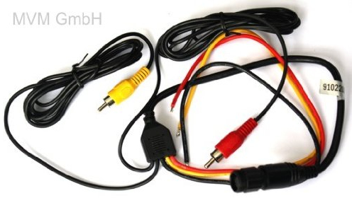 WAECO Adapterkabel ADAPT5 (9102200047) zur Anbindung eines Fremdmonitors/Navis an EIN WAECO-Kamerakabel mit Schraubanschluss