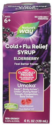 NATURES WAY Umcka Elderberry Syrup, 4 FZ