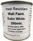 1 x 250ml Satin White Heat Resistant Wall Paint. Wood Burner Stove Alcove. Brick, Concrete, Plaster, Cement Board, Rendering, Metal, Timber etc.
