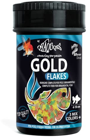 Haquoss Goldflake Aliment en copeaux pour Poissons Rouges, 100 ml/15 GR