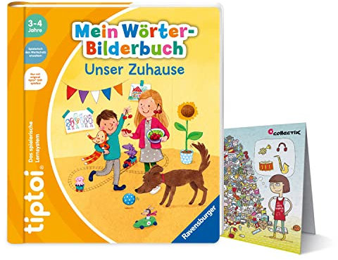 Ravensburger tiptoi® Buch | Mein Wörter-Bilderbuch: Unser Zuhause + Wimmel-Such-Poster by Collectix