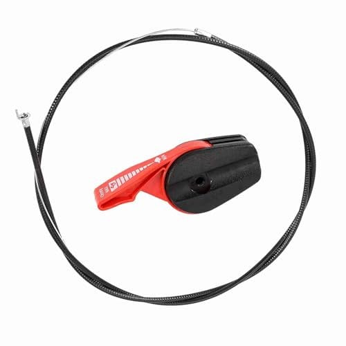 Acceleratore Tagliaerba Universal 65Kit leva comando interruttore leva dell'acceleratore per tosaerba Tagliaerba elettrico a benzina(Red)