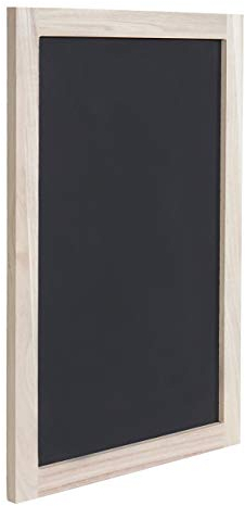 Wandtafel HWC-C18, Kreidetafel Schreibtafel Schiefertafel Dekotafel Notiztafel - 60x40cm