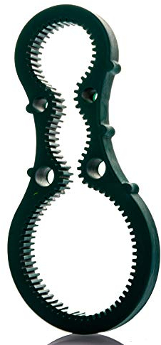 OFXDD Apribarattoli grande, apribottiglie, universale, nero, in silicone, manuale