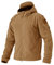 EKLENTSON Herren Winterjacke Fleecepullover Jacke Outdoorjacke Full Zip Windbreaker Polyester, (Khaki, M)