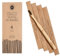 Irisana – Zahnbürste – 4er Pack – Braun – 9 x 20 x 2 cm – Bambusholz – Vegan – Aktivkohleborsten und doppelte Höhe – Gewachster Griff