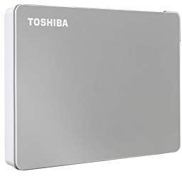 Toshiba Canvio Flex HDTX110XSCAA tragbare Externe Festplatte, 1 TB, USB-C USB 3.0, Silber für PC, Mac und Tablet
