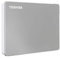 TOSHIBA Canvio Flex 1TB Portable External Hard Drive USB-C USB 3.0, Silver for PC, Mac, & Tablet - HDTX110XSCAA