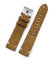 ZXF Uhrenarmband Handgemachte Uhrenband 18mm 20mm 22mm 24mm Vintage Lederband Ersatz Tan Beige Für Männer und Frauen Uhren (Band Color : Tan, Band Width : 20mm)