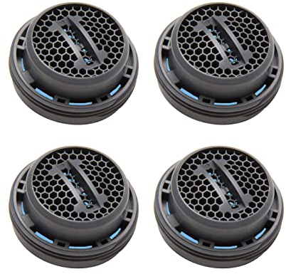 Aérateur de rechange pour pièce de monnaie Régulateur de débit 7,5 L/min M24 x 4 sans buse de mélange à clé, filtre à cartouche mixte (M24 x 4)