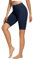 Libella Radlerhose Damen Kurze Leggings Baumwolle High Waist Shorts Blickdicht Sommer Sportshorts Dunkelblau 4165 2XL