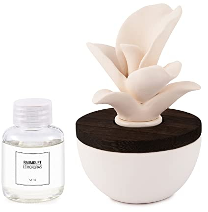 pajoma® Raumduft Lemongrass mit Keramikblüte, 50 ml