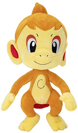 Pokémon Bandai Peluche Ouisticram (Chimchar) - Peluche 20 cm Toute Douce - JW2692