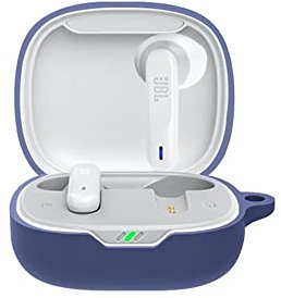 TingYR Earphone Case for JBL Wave 300 TWS, Ceamless Fit Protection, Shockproof And Scratch-Resistant, LED Visible, Earphone case for JBL Wave 300 TWS.(Blue)