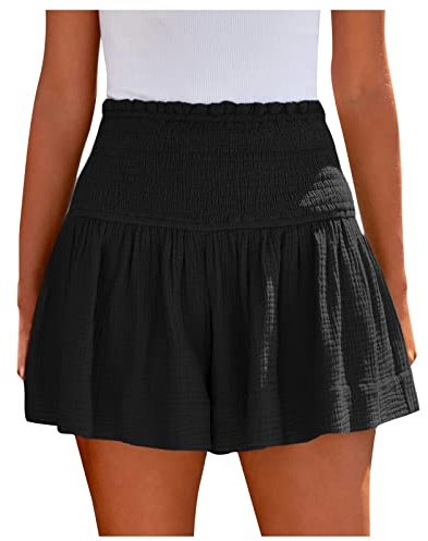 Outdoor Hosen Für Damen Wasserdicht, Overall Jumpsuit Damen Sports & Outdoor Clothing Damen Kurze Leggings Sporthose High Waist Unterhosen Boxershorts Hotpants Sportshorts Kurz (Schwarz-1,M)