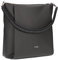Damen Shopper Yuna YU120 elegante Schultertasche 7 Liter geflochtener Schultergurt, hochwertiges Kunstleder inkl. langem Schultergurt als Umhängetasche zu tragen + Schlüsselband (stone)