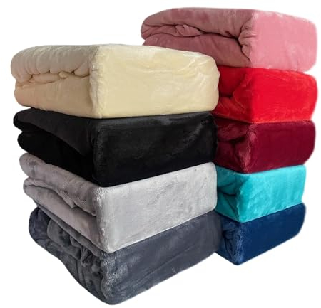 Leonado Vicenti Spannbettlaken Winter Teddy Plüsch Premium Cashmere Touch Spannbetttuch Fleece Bettlaken Blau, 120 x 200 cm - 130 x 200 cm