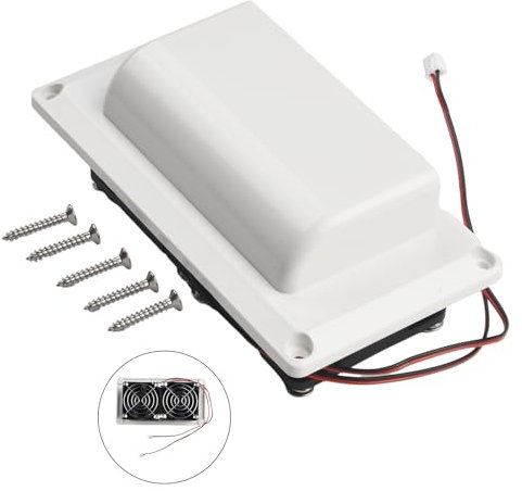 RV-Seitenventilator, 12 V, kleiner Lüftungsschlitz, Entlüftung, Abluftventilator für Wohnmobil, Wohnwagen, Camper, leise Arbeit