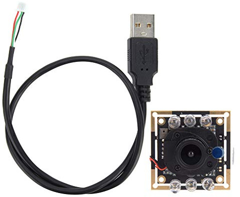 Garosa 94° USB-Kameramodul, OV2710 Chip IR Cut USB-Kameramodul 94°, Weitwinkelkamera, Fokus Einstellbare Kamera 1920x1080 30fps, Audio- und Videozubehör