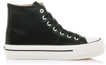 MTNG Deportivas Mujer Deportivas Bigger-X 60172 Mujer | Deportivas Casual | Cierre con Cordones | 58183 | A. P. Negro