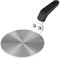 Induction Hob Converter Plate, Grourarty Induction Adapter Plate for Moka Pot, Hot Heat Diffuser Plate for Coffee, for Espresso Maker 13cm (5inch)