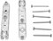 Original Roto Ecklager Reparaturset 43/73/R4/R7 K