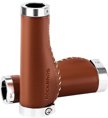 ROCKBROS Ergonomische Fahrradgriffe MTB Retro Lenkergriffe Lock-On Design für Mountainbike, Rennrad, Trekkingrad, Cityrad, Faltrad rutschfest