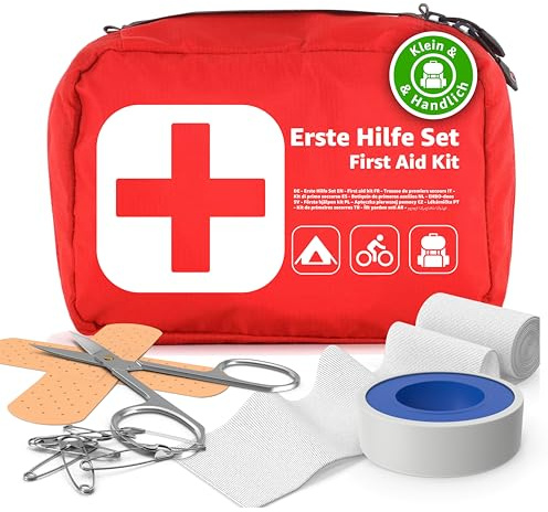 3x TRAVELLER Mini Erste Hilfe Set - klein & handlich - Travel & Wandern & Outdoor & Fahrrad - First Aid Kit - Unterwegs - Kinder & Erwachsene (3)