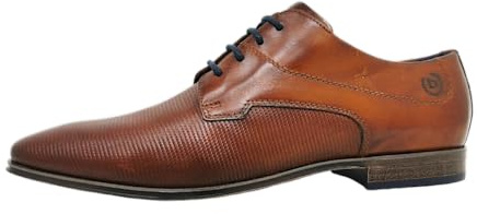 bugatti 931 Herrenschuhe Businessschuhe Schnürer Braun Elegant, Schuhgröße:46 EU
