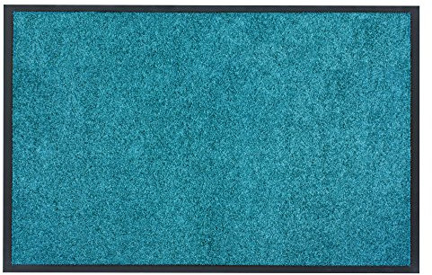 OREX X-Tra Clean Schmutzfangmatte Schmutzfangläufer Fußmatte Fußabtreter (Petrol, ca. 40 x 60 cm)