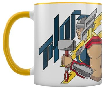 Pyramid International Thor Coloured Yellow Coloured Inner Mug