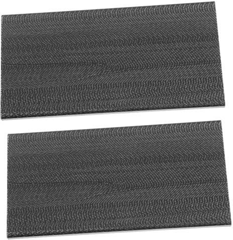 YARNOW 2St Frühlingsschaukelstuhl Ersatzteile für Gartenmöbel Terrassenmöbel Schaukelstuhl-Ersatzteile Glasfaserplatten gartenschaukel Schaukelstuhl für die Terrasse Federstuhl GFK Black