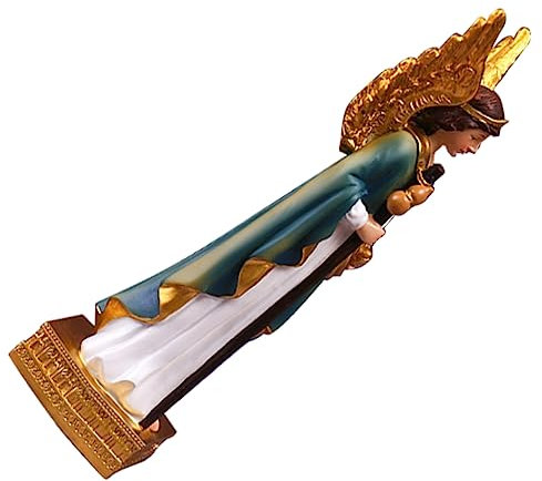 VOSAREA Religiöse Statue Kunstharz Dekoratives Haushaltsornament Für Tisch Figur Für Christlichen Als Zu Weihnachten Für Sammler