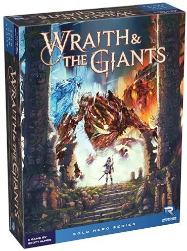 Renegade Games: Wraith & The Giants - A Solo Hero Series Game - A Solitaire Game of Epic Battles with Elemental Giants, Ages 14+, 1 Player, 30-45 Mins