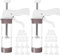 2Pcs Cookie Press with 26 Cookie Discs and 12 Icing Nozzles Cookie Maker Gun Biscuit Making and Icing Set Cookie Press Pump for Cake DIY Decorations