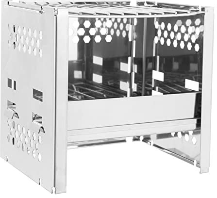 MERRYHAPY 1juego Barbacoa Portátil Inoxidable Parrilla Para Camping Corrosión Para Actividades