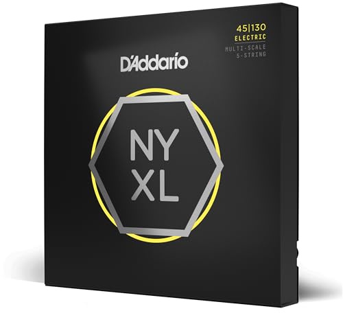 D'Addario Cordes Basse NYXL NYXL45130MS, 45-130, 5-String