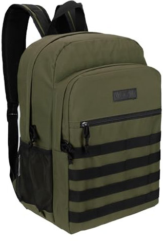 Wrangler Tradesman Rucksack, wasserabweisend, lässiger Tagesrucksack für Reisen, Arbeit, Schule, Grün
