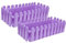 Gatuida Boîte De 2 Pièces Planteur Pots De Jardin Et Succulent Récipient Fenêtre Rail Grands Pots De Plantes en Plein Air Balcon Clôture Boîtes De Jardin Plastique Violet,Mauve