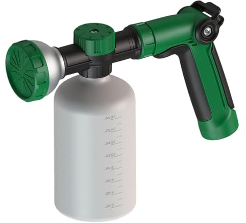 Hose Nozzle Sprayer Garden, Feeder Spray Garden with 16oz Bottle, Hose Attachment Spray Nozzles, High Pressure Nozzle Sprayers for Watering Plants,car,Finger Control Lawn Yard Feeder Hose End Sprayer
