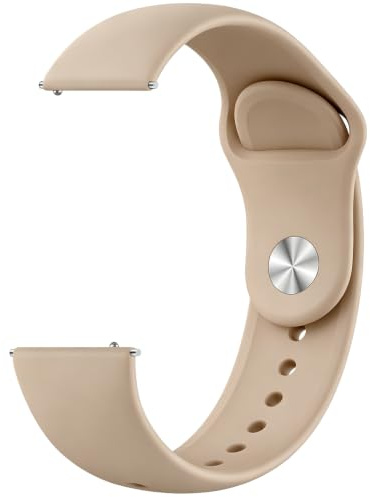 Aurrain 18mm Silikon Armband für Garmin Venu 3S/Vivoactive 4S/Venu 2S/Vivomove 3S/Forerunner 255S/265S/Huawei Watch GT6 41mm/GT5 Pro 42mm/GT5 41mm,Weiche Silikonsportarten Armband Unisex