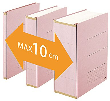 PLUS Japan, Zero Max Platzsparordner in Pink, 1er Pack (1 x 1 Ordner)