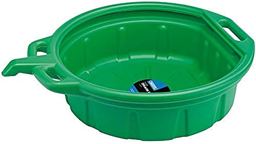 Draper 23259 Fluid Drain Pan, 16L, 450mm Ø, Green