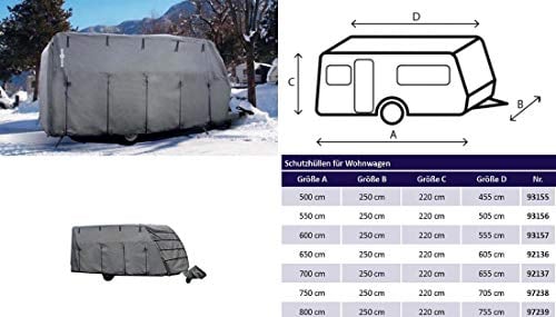 BRUNNER 7241466N Schutzhülle Caravan Cover 6M, 700-750 cm