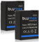 Blumax 2x Battery 1180 mAh - Replaces GoPro Hero 3 Plus 3+ / 3 Black, Silver, White - AHDBT-201, AHDBT-301, AHDBT-302, AHBBP-301, ACARC-001, AWALC-001