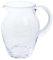 Dartington Crystal Flower Garden Blossom Jug, Single | A Multi-Function jug and vase That Will House a Large Bunch of Blooms | 210mm | Hand Made in Quality Clear Glass | Perfect for Entertaining